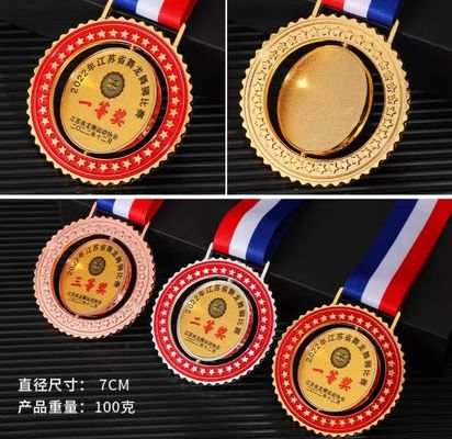 Medaljes Fabrikant Groothandel Design Zinklegering Metaal 3D Gouden Award Sportmedaljes Aanpassing Sportmedalje