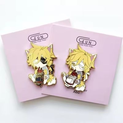 Vervaardigers van emaljepen Voorraad Mode Accessoires Anime Hard Emaljepen Groothandel Custom Metal Brooch Cartoon Lapel Pin