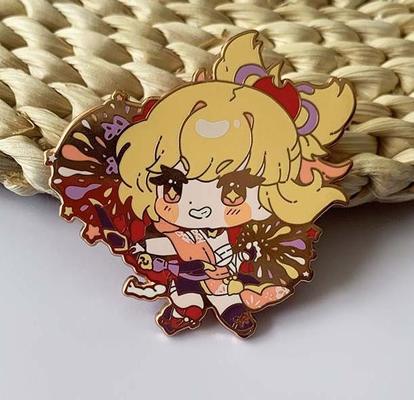 Hoogwaardige zinklegering op maat gemaakt logo goud vergulde emaille speld badges en metalen reversspelden