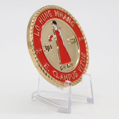 Goede prijs. 2 inch - 2.5 inch dubbelzijdige aangepaste uitdagingsmunt met antieke brons/goudverzetting en aangepast ontwerp online