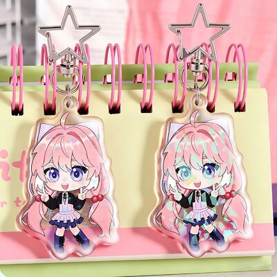 Goede prijs. Aangepaste acryl sleutelhanger met gepersonaliseerde kleuropties voor promotioneel gebruik en transparant vakmanschap online