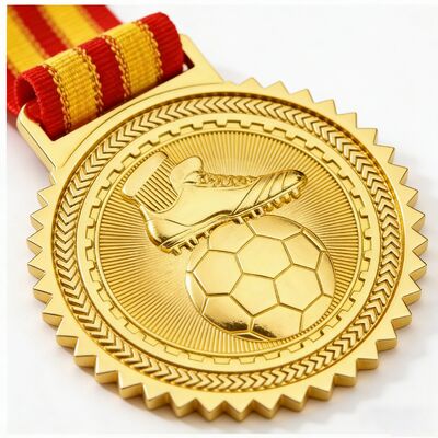 Goede prijs. Premium Brass & Copper voetbalmedalen online