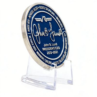 2 inch - 2.5 inch dubbelzijdige aangepaste uitdagingsmunt met antieke brons/goudverzetting en aangepast ontwerp