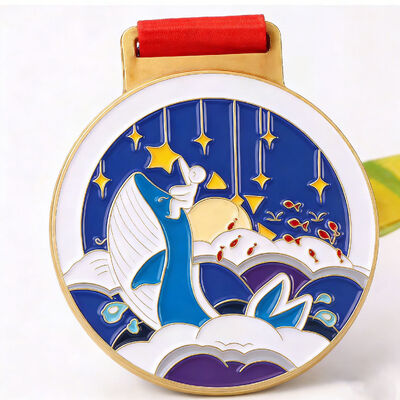 Create custom sports medals in gold or silver plated zinc alloy and bronze at wholesale prices.