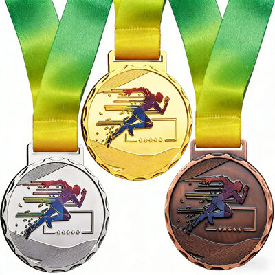 Goede prijs. Ontwerp uw eigen 3D gouden zink legering medailles voor marathon, hardlopen en sport prijzen. online