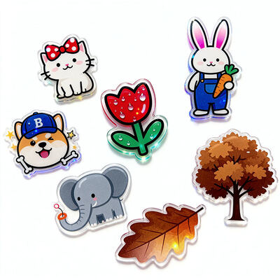 Goede prijs. Op maat gemaakte acryl magneten met anime print zijn promotionele koelkast souvenirs en groothandelsgeschenken. online