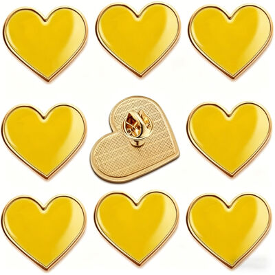 Goede prijs. Op maat gemaakte emaljes met een gouden bekleding en een schattig ontwerp zijn metalen emblemen van een badge maker. online