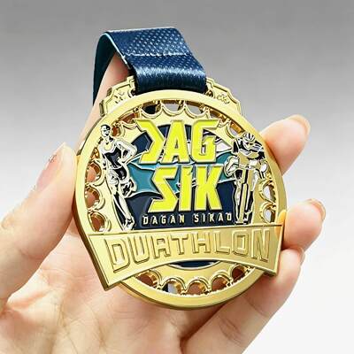 Goede prijs. Marathonmedaille Custom 3D Zinklegering Hardloopwedstrijd Met Lint OEM Groothandel online