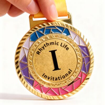 Goede prijs. Persoonlijke vorm Goud zilver koper geverfde race medailles met zink legering materiaal voor sportprijzen online