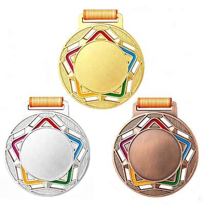 Goede prijs. Sportmedailles Goud zilver Brons Voetbal Volleyball Met Lint Fabriek Groothandel online