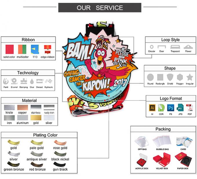 Medaljes Fabrikant Groothandel Design Zinklegering Metaal 3D Gouden Award Sportmedaljes Aanpassing Sportmedalje 0