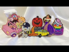 Metalen glitter, op maat gemaakte lapel pins badges