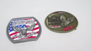 Western Custom Belt Buckle in zinklegering met aangepaste vorm en 3 