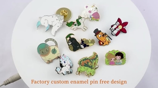 Hoge kwaliteit onbeleefd hype beest tijger leeuw dieren geverfd metalen emaille pinnen