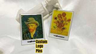 Aangepaste metalen pinnen offsetdruk logo-badges