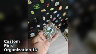 Aangepaste reversspeldjes voor organisatie-identificatie